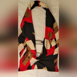 Luly K NY, very sexy open back Deep V Neck Crop Tops, Medium